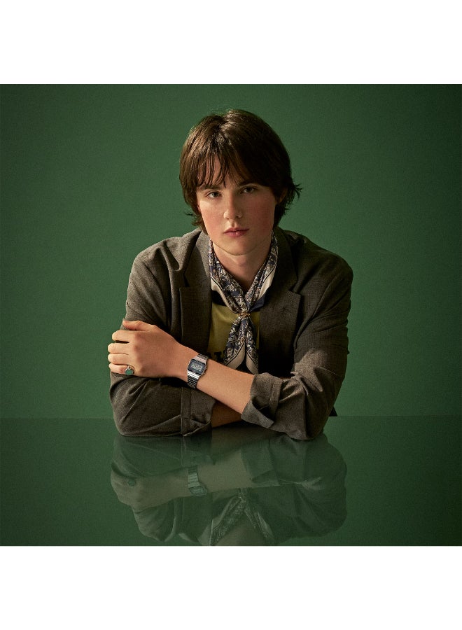 CASIO Unisex Stainless Steel Digital Watch A700W-1ADF - 35 mm - Image 4